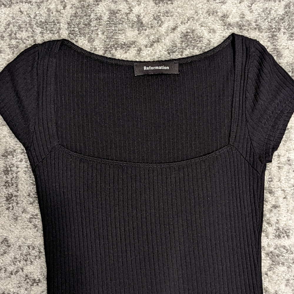 Reformation Black Top SZ S